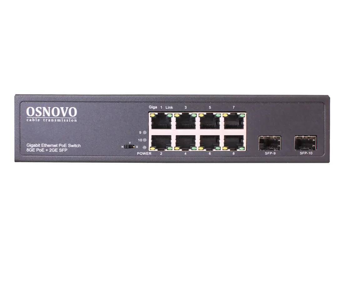 Коммутатор OSNOVO, SW-80802(150W)