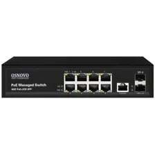 Osnovo SW-80802/L(150W) Управляемый L2 PoE коммутатор Gigabit Ethernet