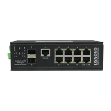 Промышленный коммутатор OSNOVO SW-80802/ILS(port 90W,300W)