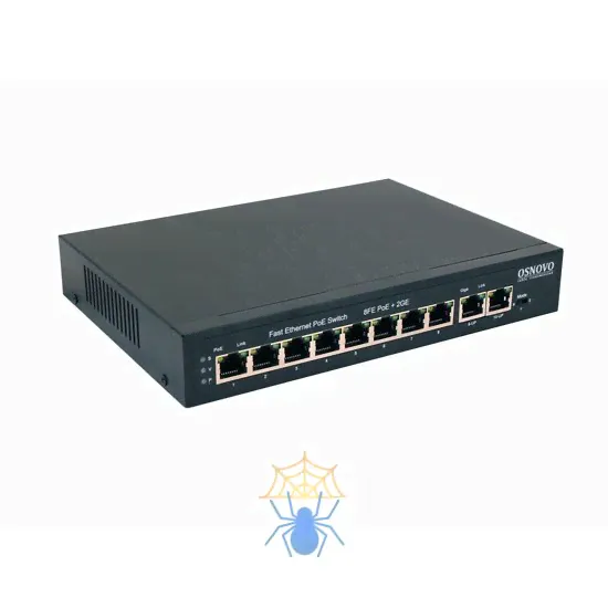 Коммутатор Osnovo SW-20820 (120W)-0
