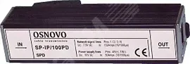 Устройство грозозащиты с защитой линий PoE до 100 Мб/с RJ45 OSNOVO SP-IP/100PD