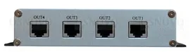 Устройство грозозащиты цепей управления и IP-сетей Osnovo SP-IP4/1000P