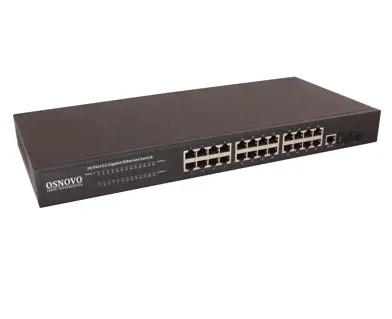 Коммутатор управляемый (L2+) Gigabit Ethernet на 26 портов SW-72402/L2 OSNOVO