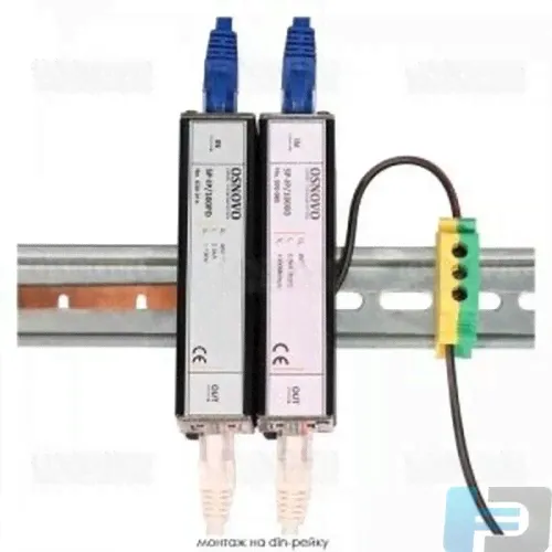 SP-IP/1000PD Устройство грозозащиты цепей Ethernet OSNOVO-0