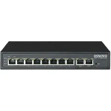 Osnovo SW-21000(120W) PoE коммутатор Fast Ethernet на 10 RJ45 портов