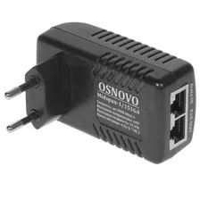 PoE-инжектор Osnovo MIDSPAN-1/151GA, 1 Гбит/с