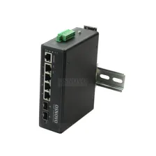 Промышленный управляемый (L2+) PoE коммутатор OSNOVO SW-80402/IL