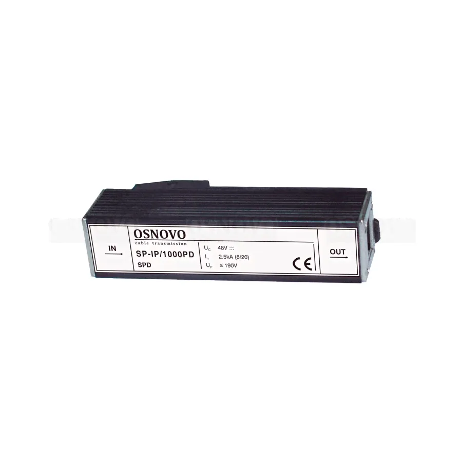 Устройство грозозащиты IP-сетей OSNOVO SP-IP/1000PD-0