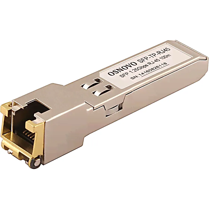 Трансивер OSNOVO SFP 1000Base-T Витая пара, SFP-TP-RJ45