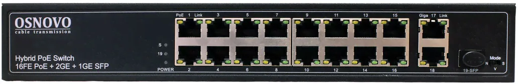 Коммутатор Коммутатор OSNOVO SW-61621(300W)