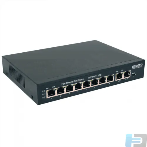 SW-20820(120W) Коммутатор 10-портовый Gigabit Ethernet с PoE SW-20820(120W) OSNOVO