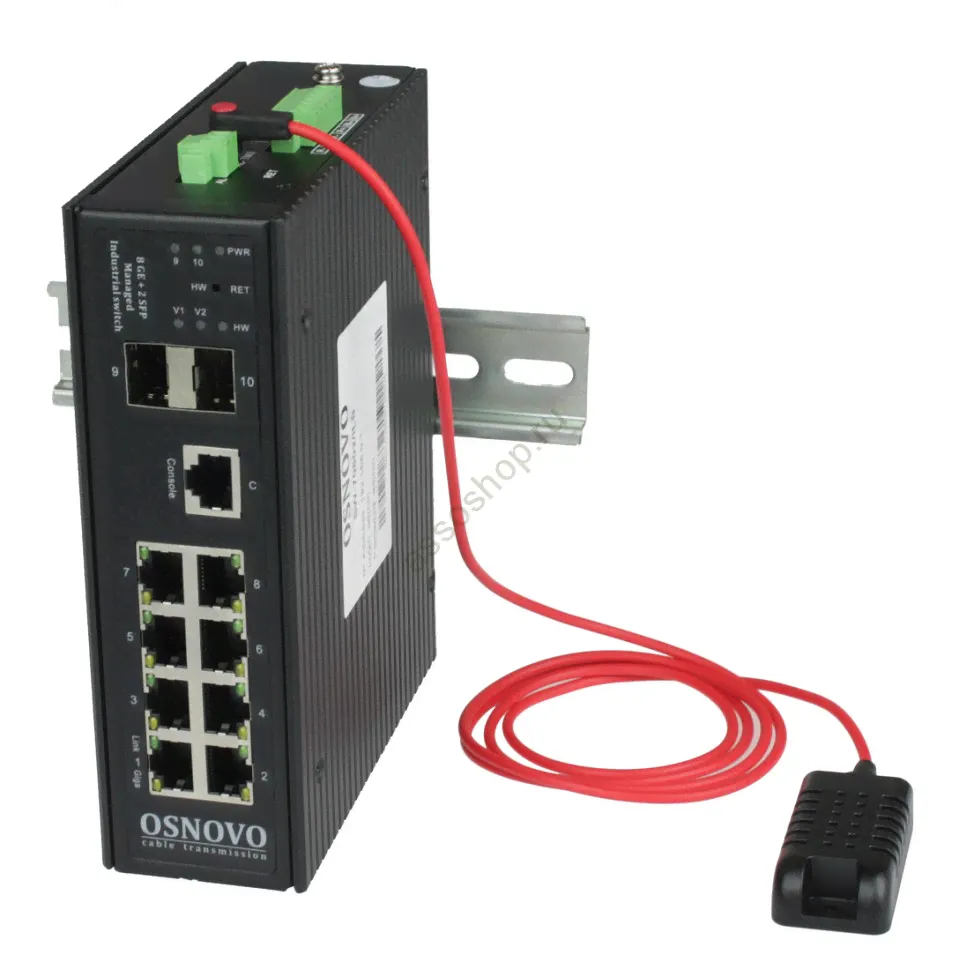 Коммутатор Ethernet промышленный OSNOVO SW-70802/ILS-0
