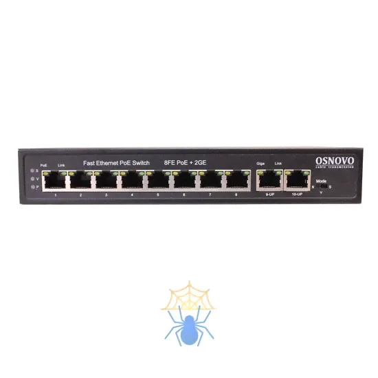 Коммутатор Osnovo SW-20820 (120W)-1