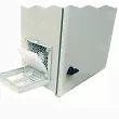 OSNOVO OSP-46VB1 Уличная станция в пластиковом шкафу IP54 с термостабилизацией, системой вентиляции и оптическим кроссом. Радиопрозрачная конструкция. Промышленный БП DC48V(240W), АКБ 48В(7Ач). Защита